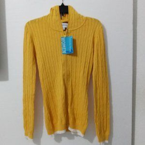 Women's Sweater Yellow by Nantucket Brand SZ Small